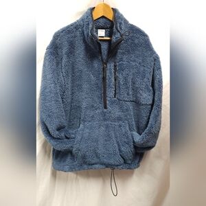 Women's Blue Fleece Sweater
